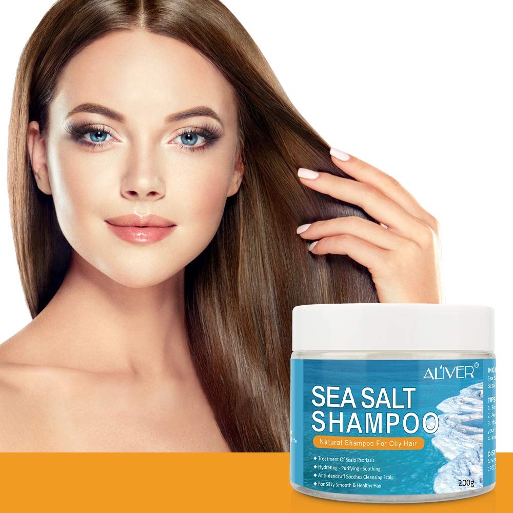 Sea Salt Shampoo, AntiDandruff Shampoo, Itchy Scalp Treatment Shampoo