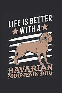 Bavarian Mountain Welding Dog Notebook: Bayerischer Gebirgsschweisshund BGS Jagdhund Spruch / 6x9 inches / 120 graph Sites
