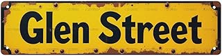 Retro Metal Tin Signs 16 * 4 Inch Gerry Street Wall Decor - For Bedroom/Garage/Patio, Man Cave Decor, Outdoor Signs, Street Signs for Bedroom