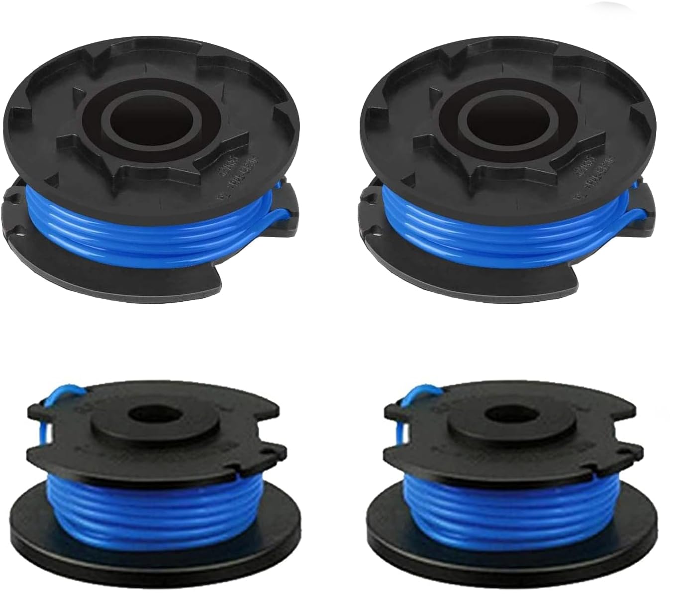 4PCS String Trimmer Line,Replacement Spool,Compatible with Ryobi One+ AC14RL3A, Olt1832 Rac124, 0.065"/1.6mm Strimmer Line Replacement for Ryobi 18V 24V 40V Strimmer