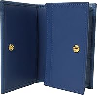 Vista 3 de Prada Vitello 1MC122 - Funda para tarjetas con logotipo distintivo «Move», Baltico (azul marino), Azul