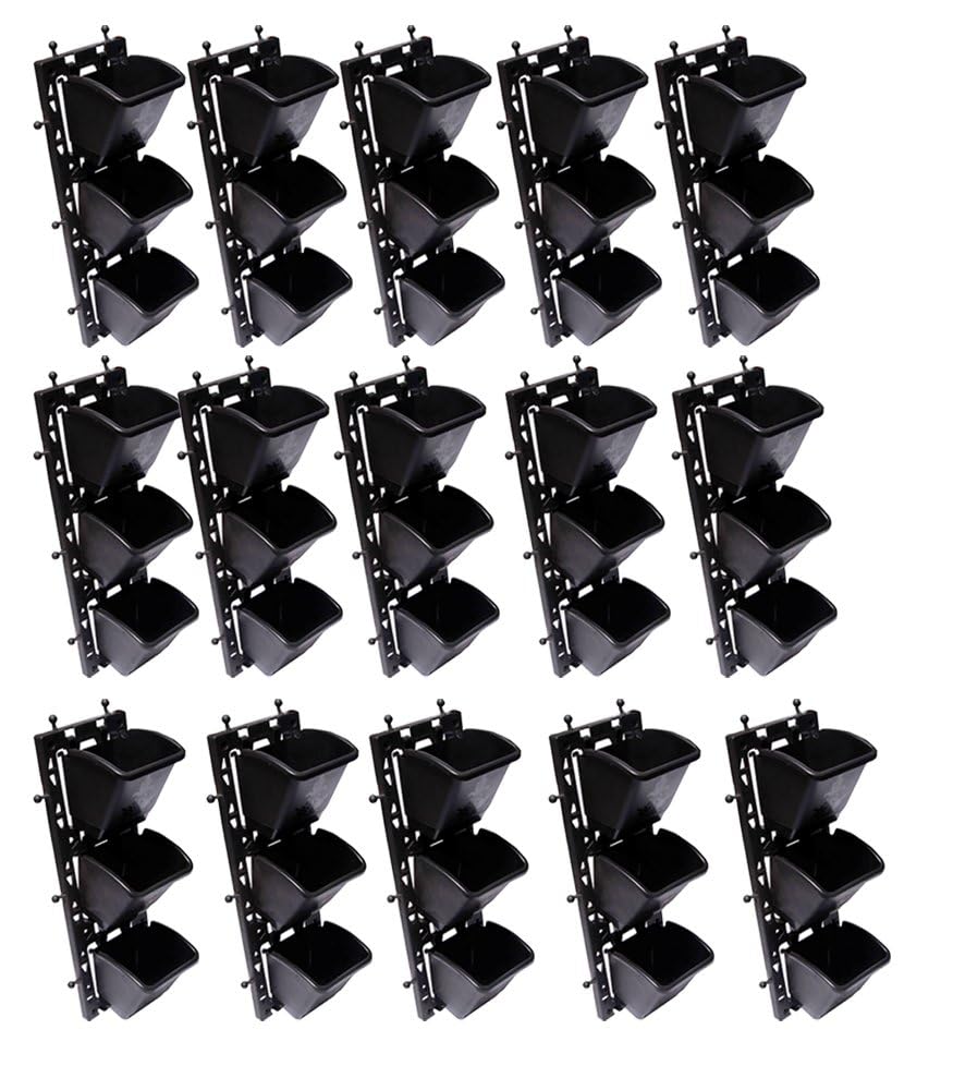 See full amazon price history chart for Ocean Mart Plastic Vertical Wall Garden Panel with Hanging Pots - 15 Panel with 45 Hanging Pots, Black (Standard Size) Without Nuts & Bolts Ocean Mart Plastic Vertical Wall Garden Panel with Hanging Pots - 15 Panel with 45 Hanging Pots, Black (Standard Size) Without Nuts & Bolts (B0CVQYLCTK) Amazon Price History, Amazon Price Tracker