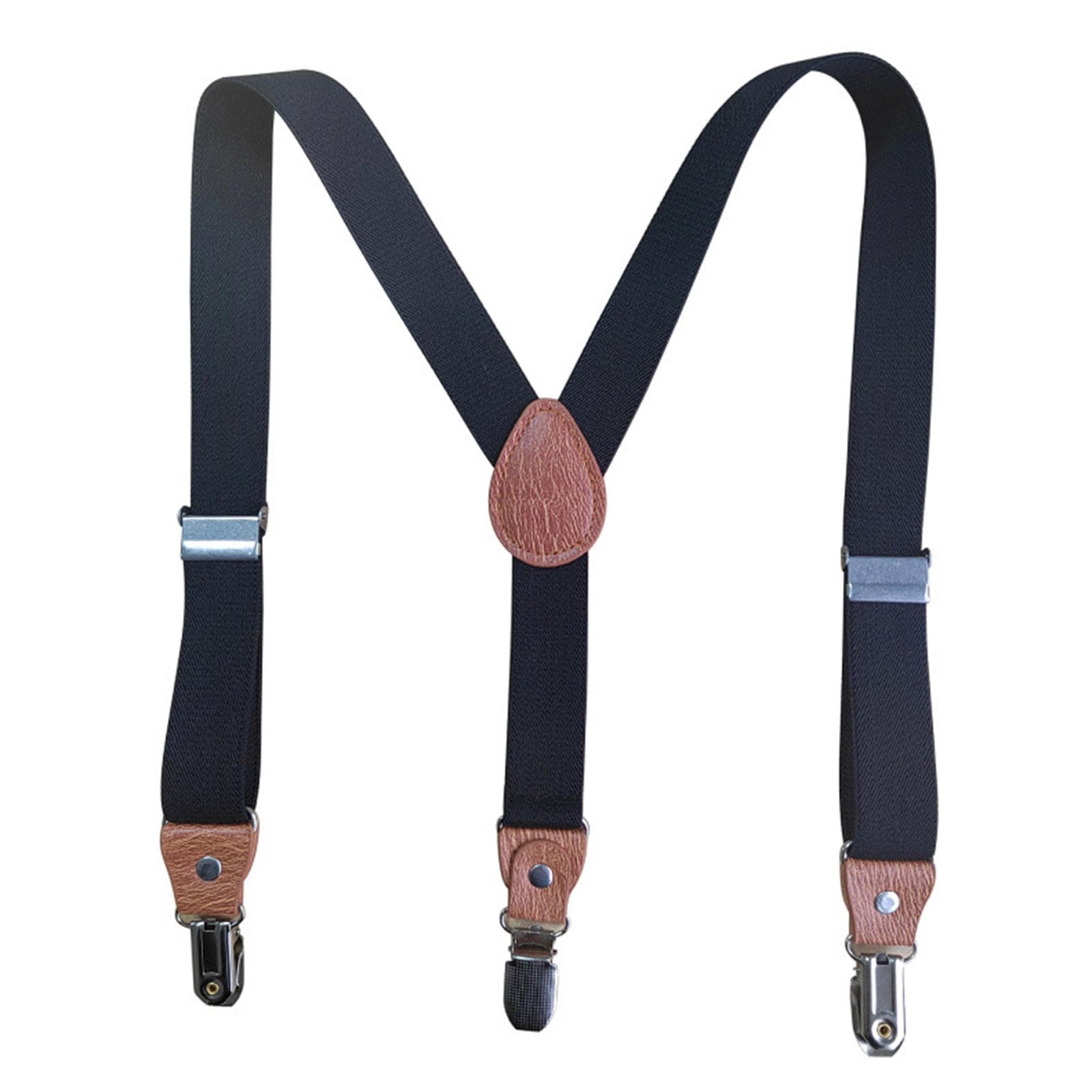 rflaueo 2pcs Pet Soft Dog Washable & Adjustable Suspenders for Diaper Keeper and Belly Bands (U168-2), Black and Wine Red - Image 3