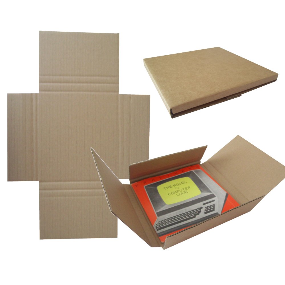 200 STRONG CORRUGATED CARDBOARD 7" / 45RPM RECORD VINYL SMALL CRUCIFORM MAILERS WRAPPERS BOXES - FIT'S MULTIPLE 7" JUKEBOX SINGLE RECORDS - PROTECTIVE MAILING POSTAL POSTAGE PACKETS PACKAGING
