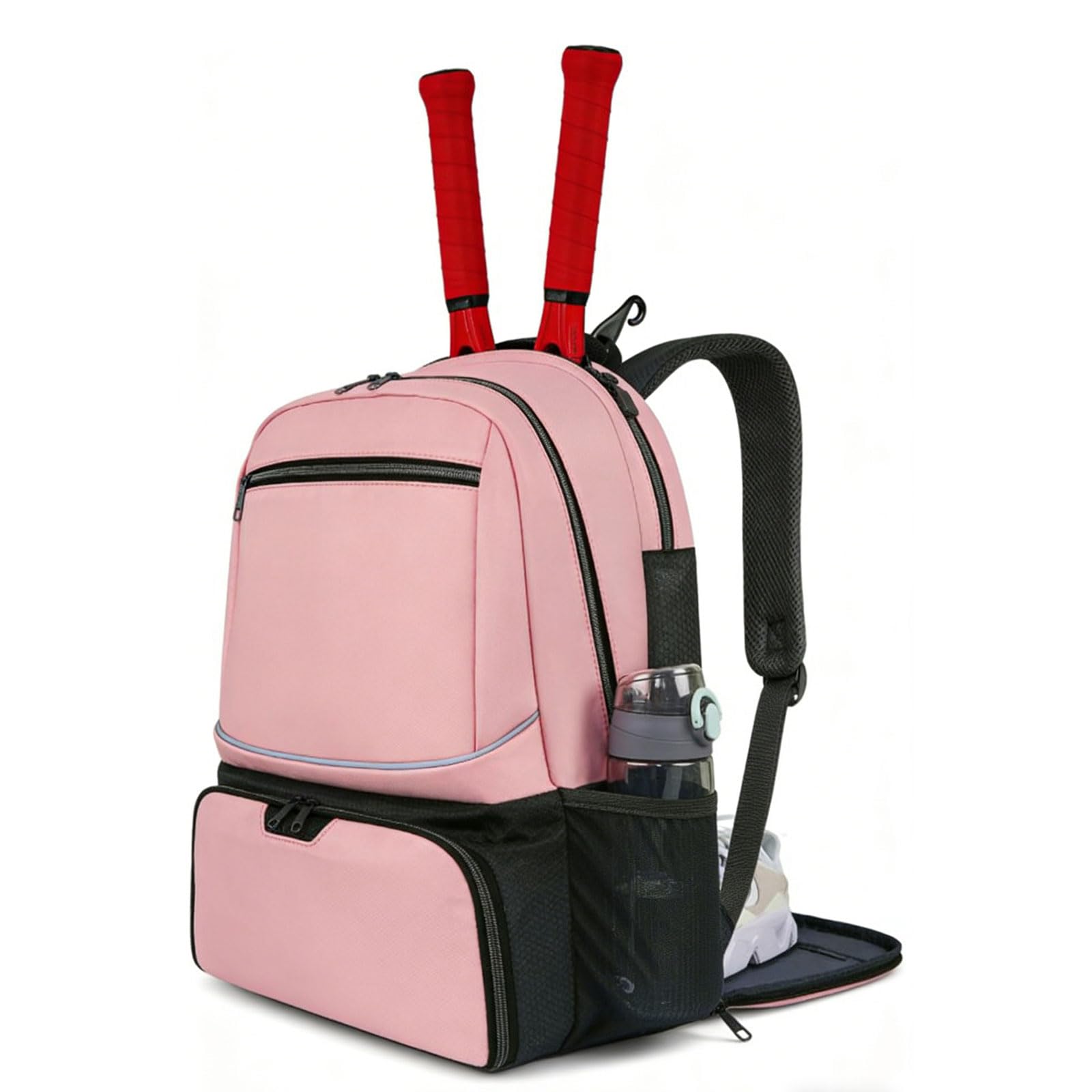 Zaino portatile per racchette da squash, badminton, racchette da tennis, borse sportive regolabili