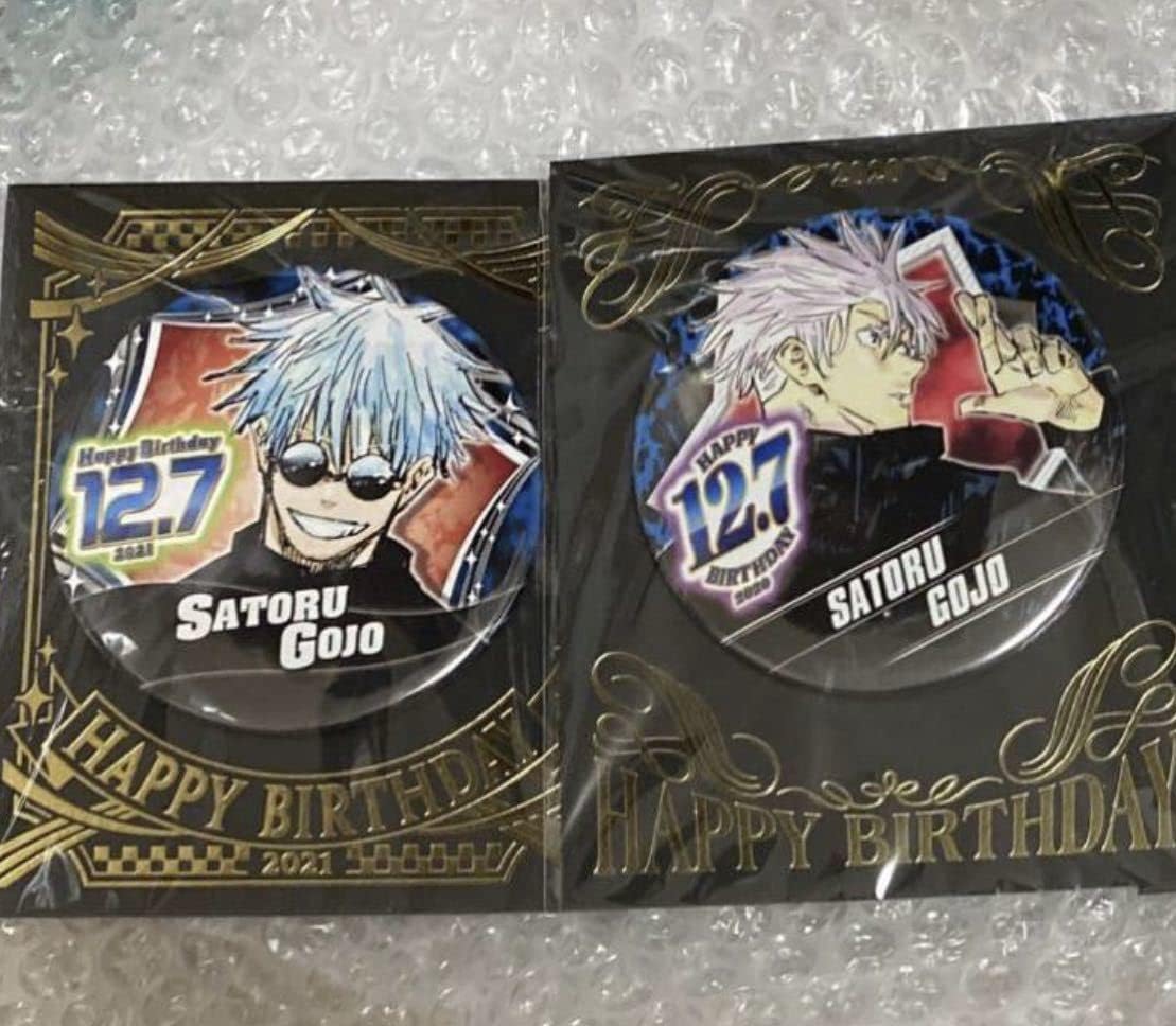 【呪術廻戦】 五条悟 バースデー 缶バッジ まとめ売り 痛バ 五条悟 バースデー 缶バッジ まとめ売り 痛バ 呪術廻戦 五条悟 まとめ売り