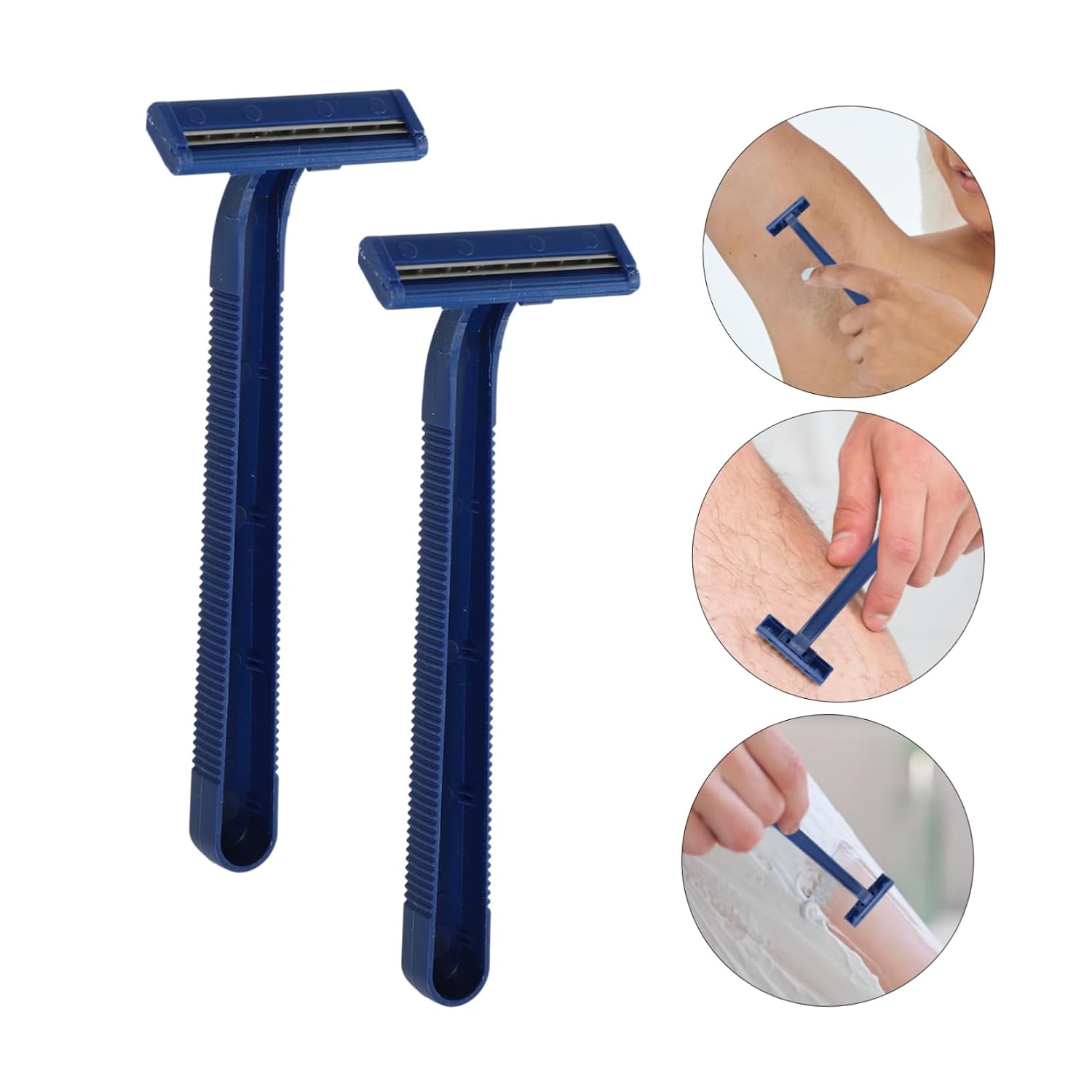 24pcs Disposable Women Shaver Hair Remover Tool for Facial Hair Trimming Lightweight and Portable for Travel