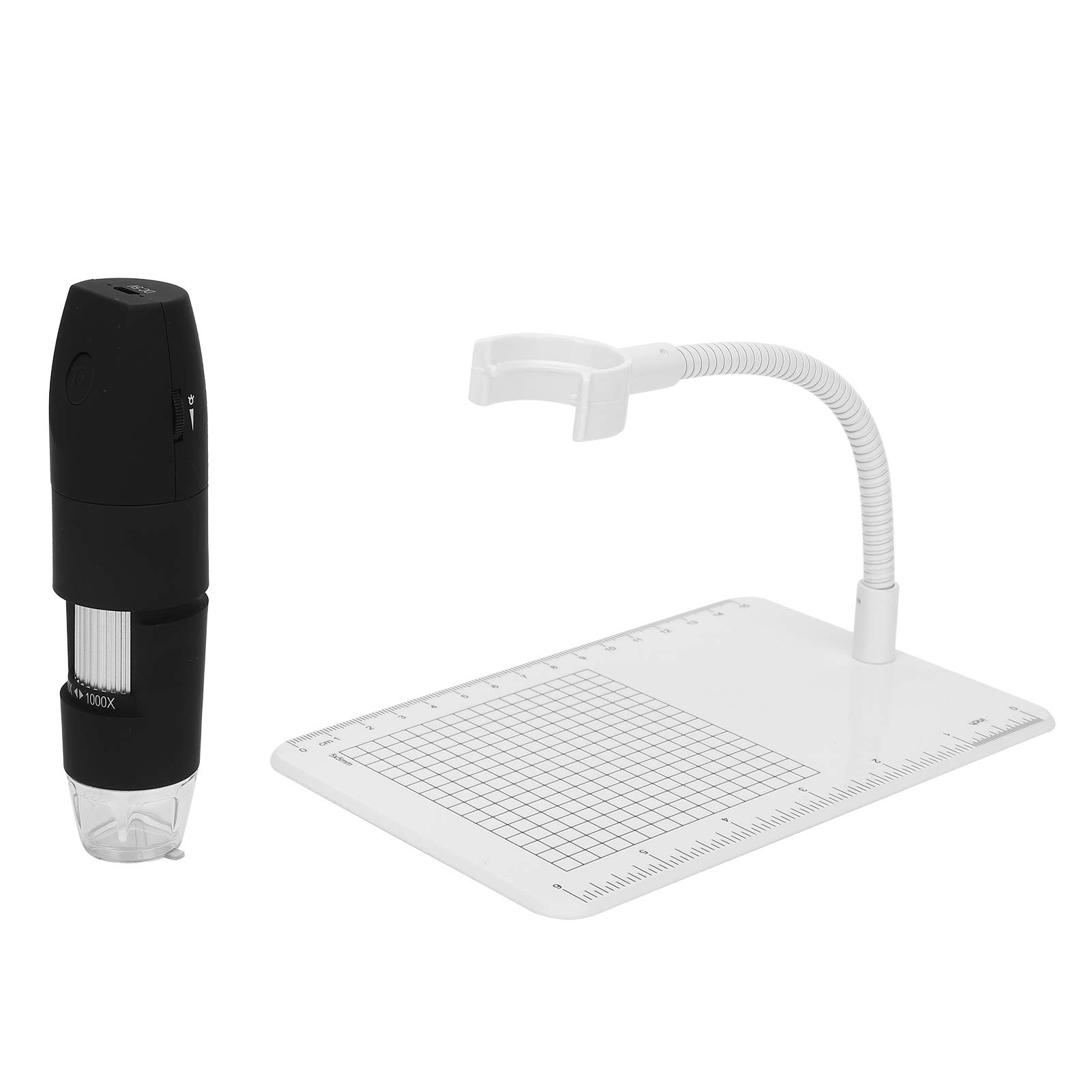 Microscopio digital inalámbrico, lupa USB 1080P HD WiFi 1000X (Black)