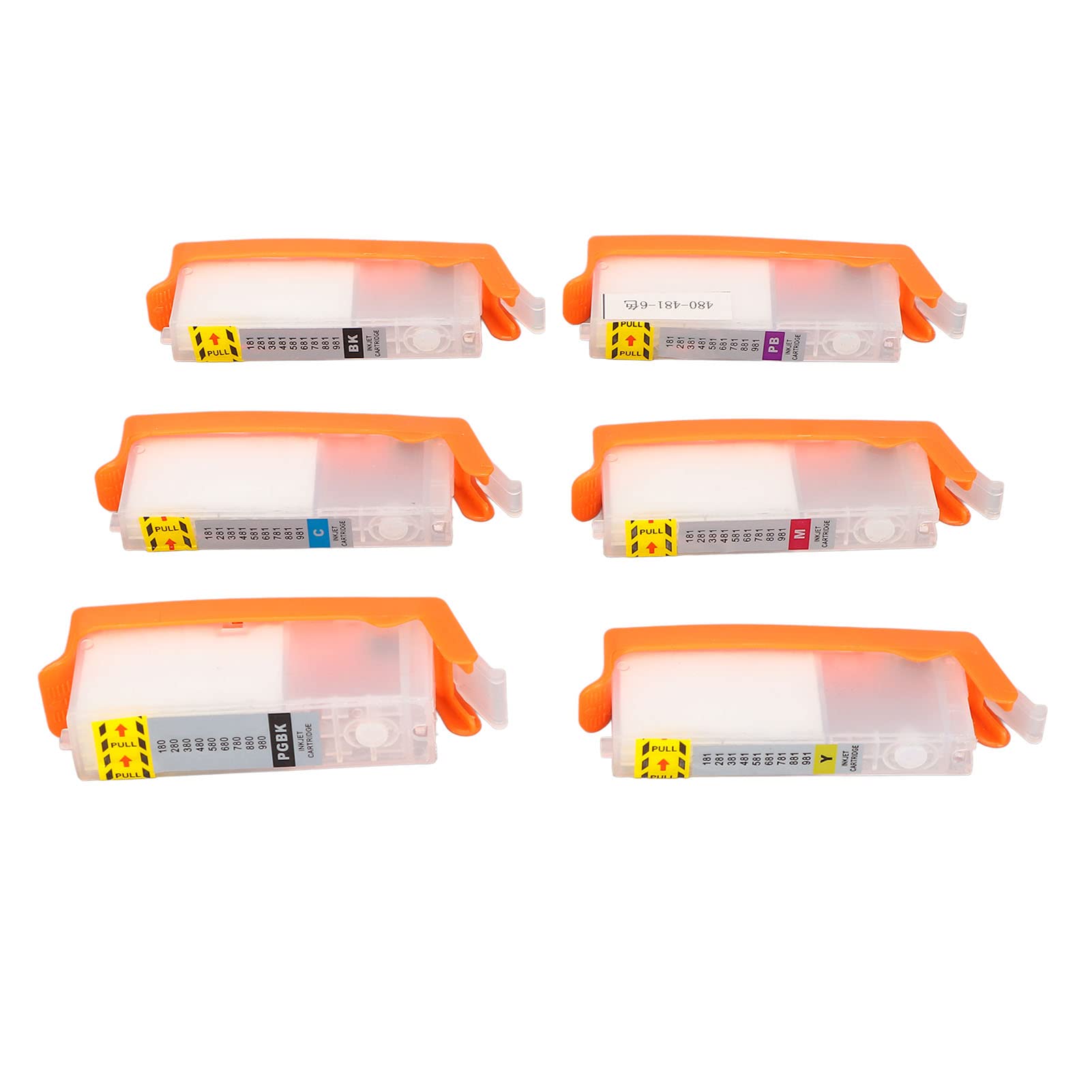 Set di inchiostri da 6 pezzi compatibile per TR7540 TR8540 TS6140 TS8140 TS9140 Kit di accessori per stampante Stampa trasparente Colori reali Facile installazione per foto
