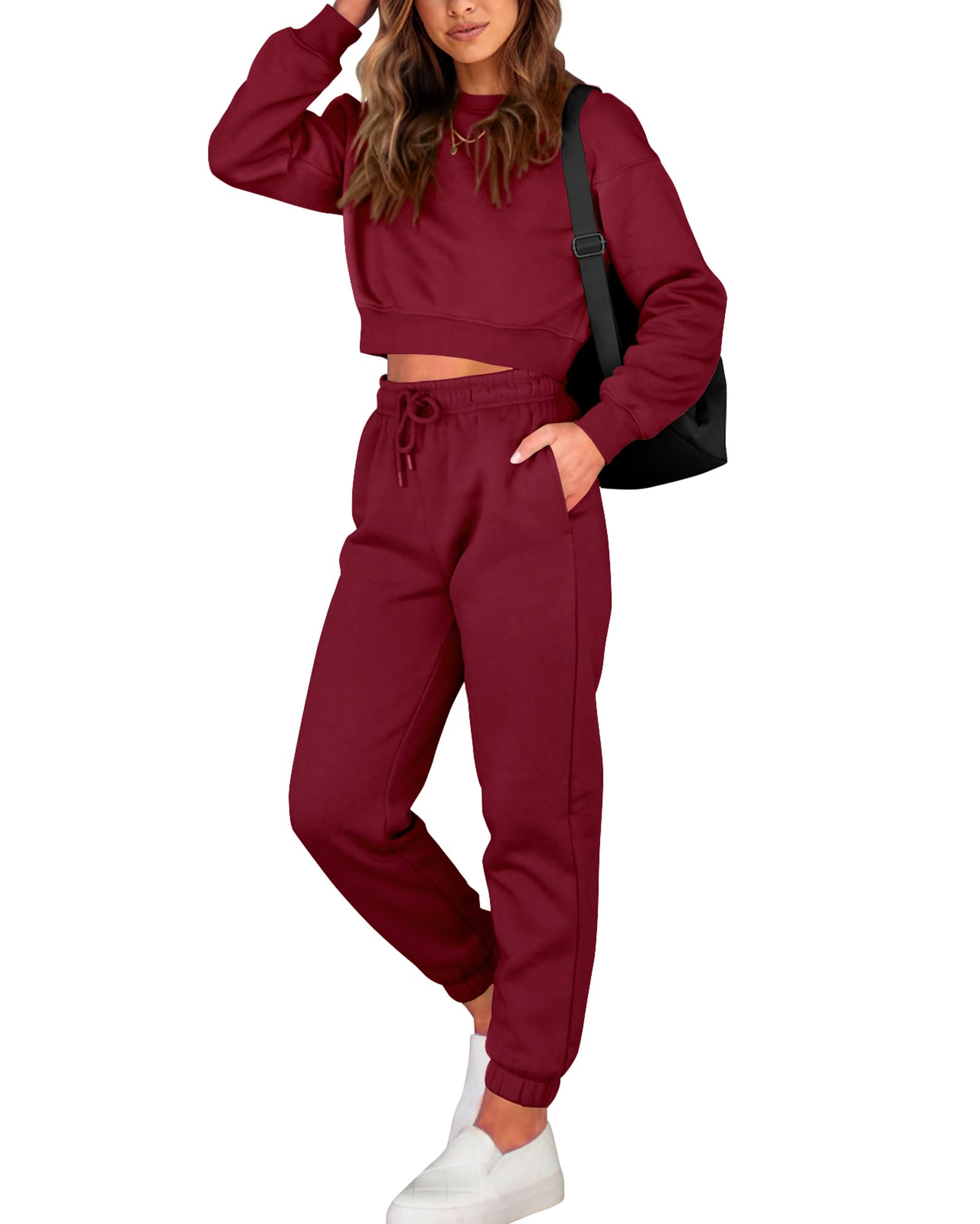BTFBM Crop Top Jogger Set