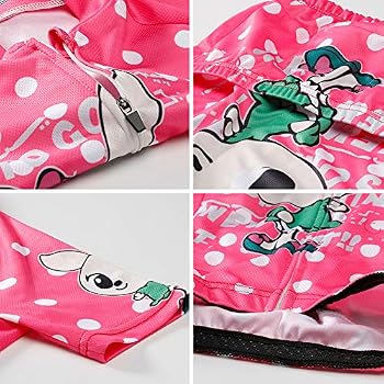 Ensemble Maillot De Cyclisme Enfant + Cuissard Avec Coussin 3D - Motif Dessin Animé Respirant Garçon Fille