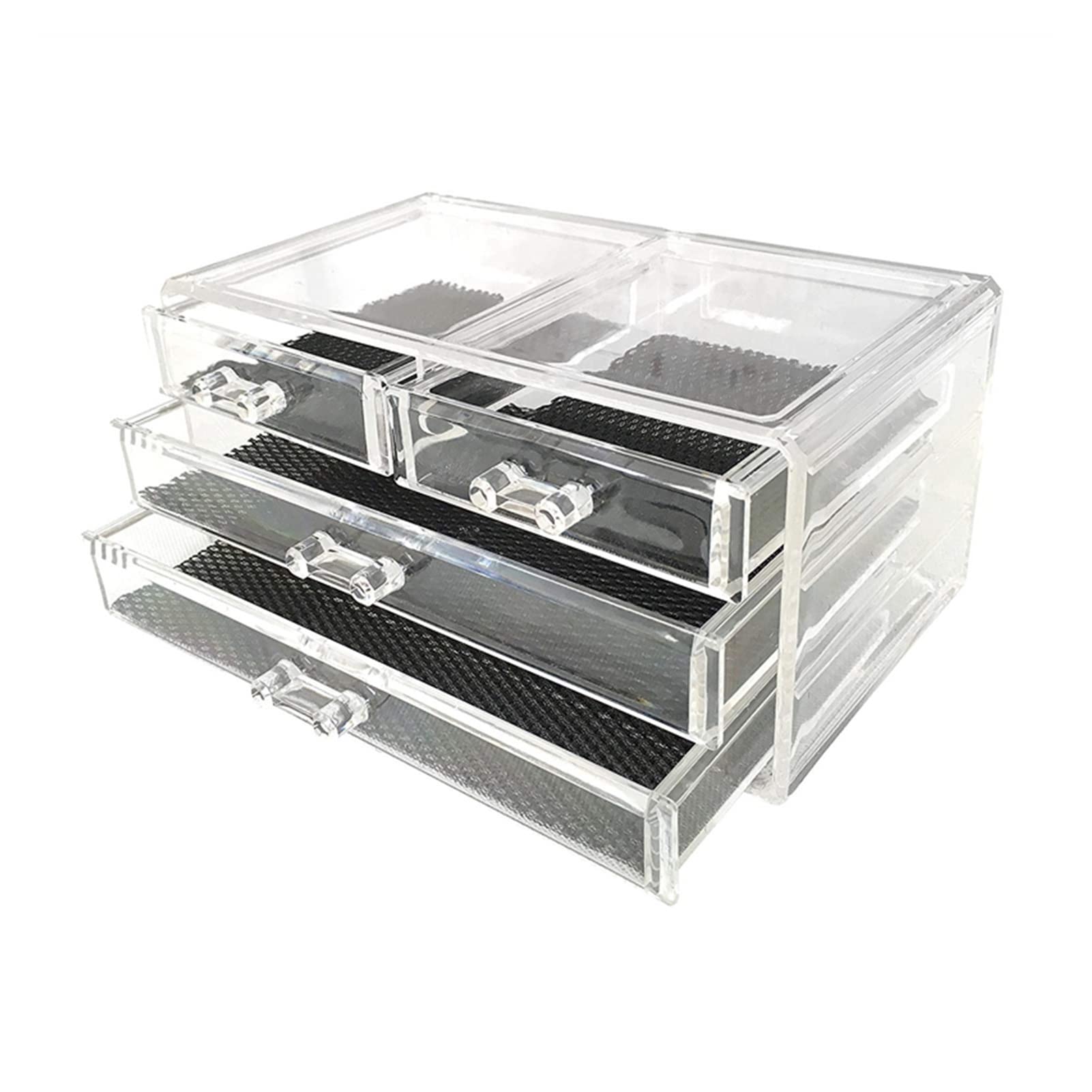 Organizador de cosméticos, Nuevo Organizador de Maquillaje de acrílico Transparente, Caja de Almacenamiento de cosméticos de Escritorio, Soporte para lápiz Labial, Esmalte de uñas, organizad