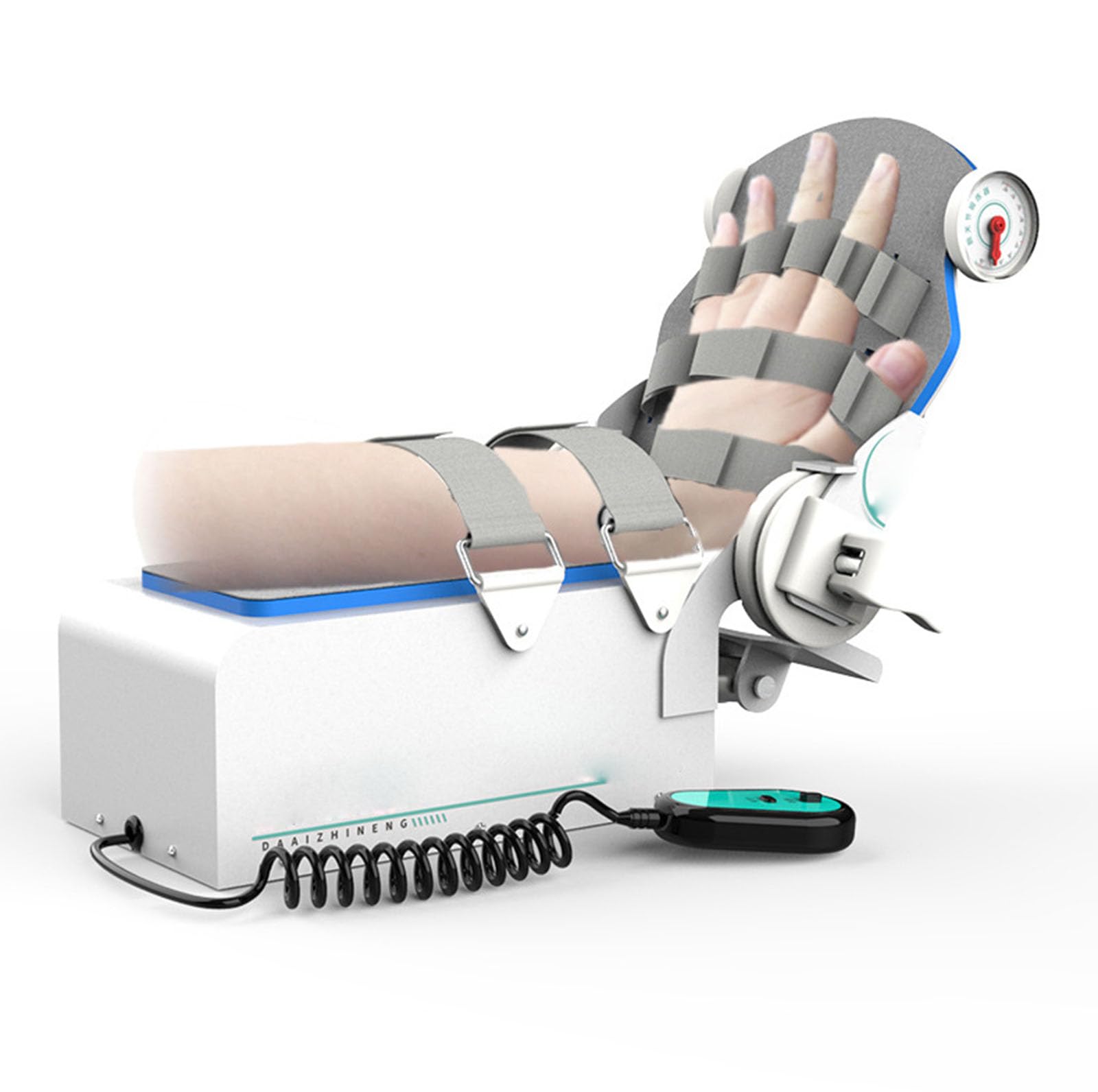 Dispositivo Elettrico per la Riabilitazione dell'articolazione del Gomito, Stecca stabilizzatrice per tutore del Gomito Post operatorio Regolabile, Allenamento per la flessione del Palmo e tendini p