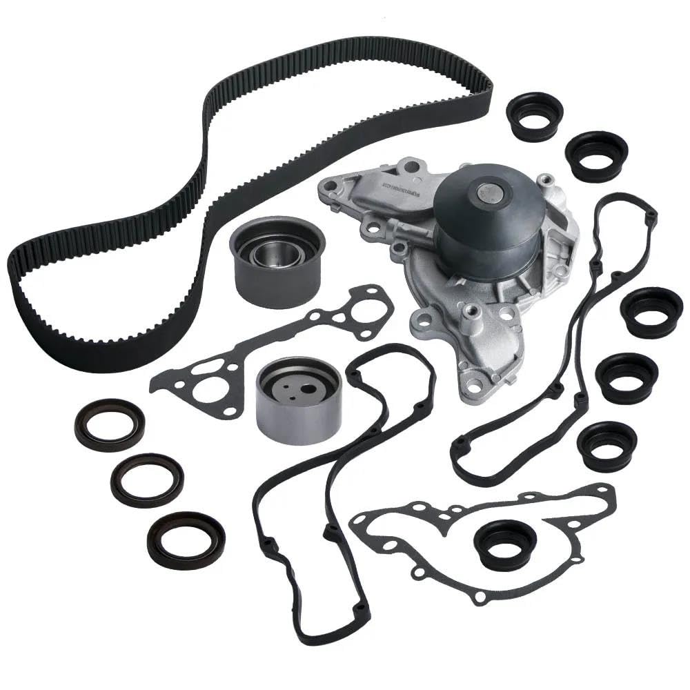For Dodge For Avenger For Stratus 2.5L 3.0L Timing Belt Valve Cover Water Pump Kit 6G72 1995-2005 Rubber Geared Belt