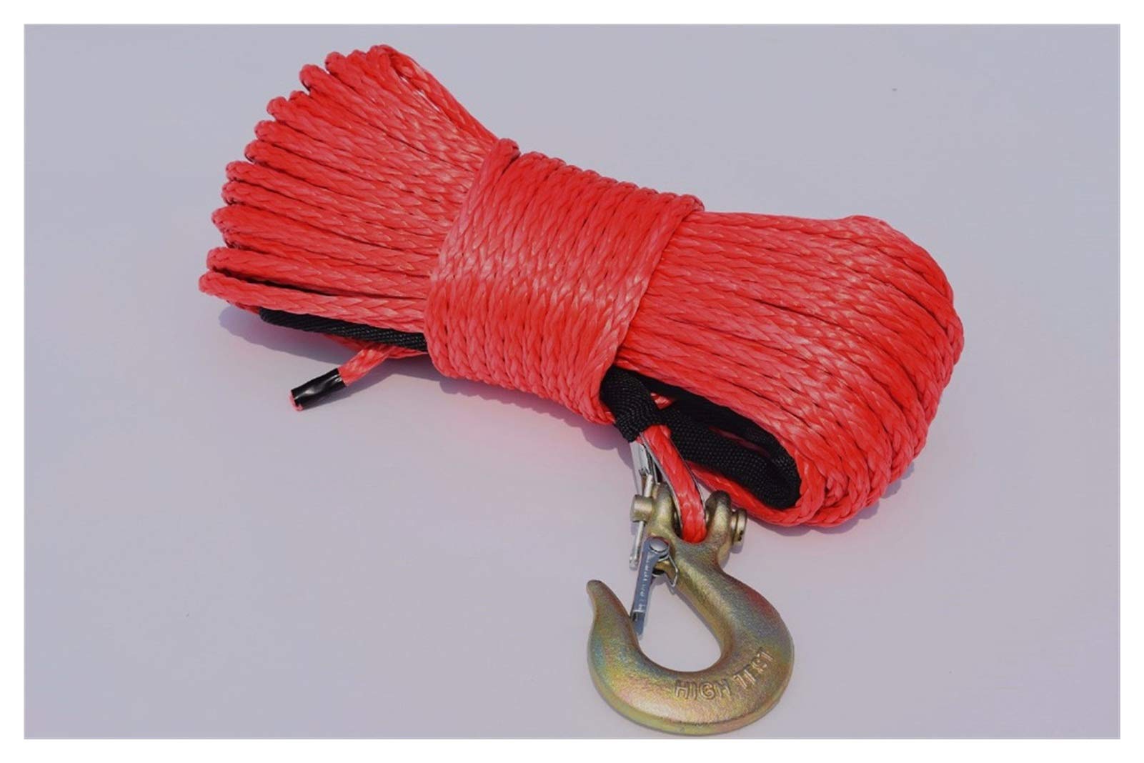 Lina Syntetyczna, Red 6mm * 30m ATV Syntetyczna lina Winch, przekaźnik wciągarki, kabel łodzi, trwałe liny Uhmwpe do samochodu samochodowego UTV