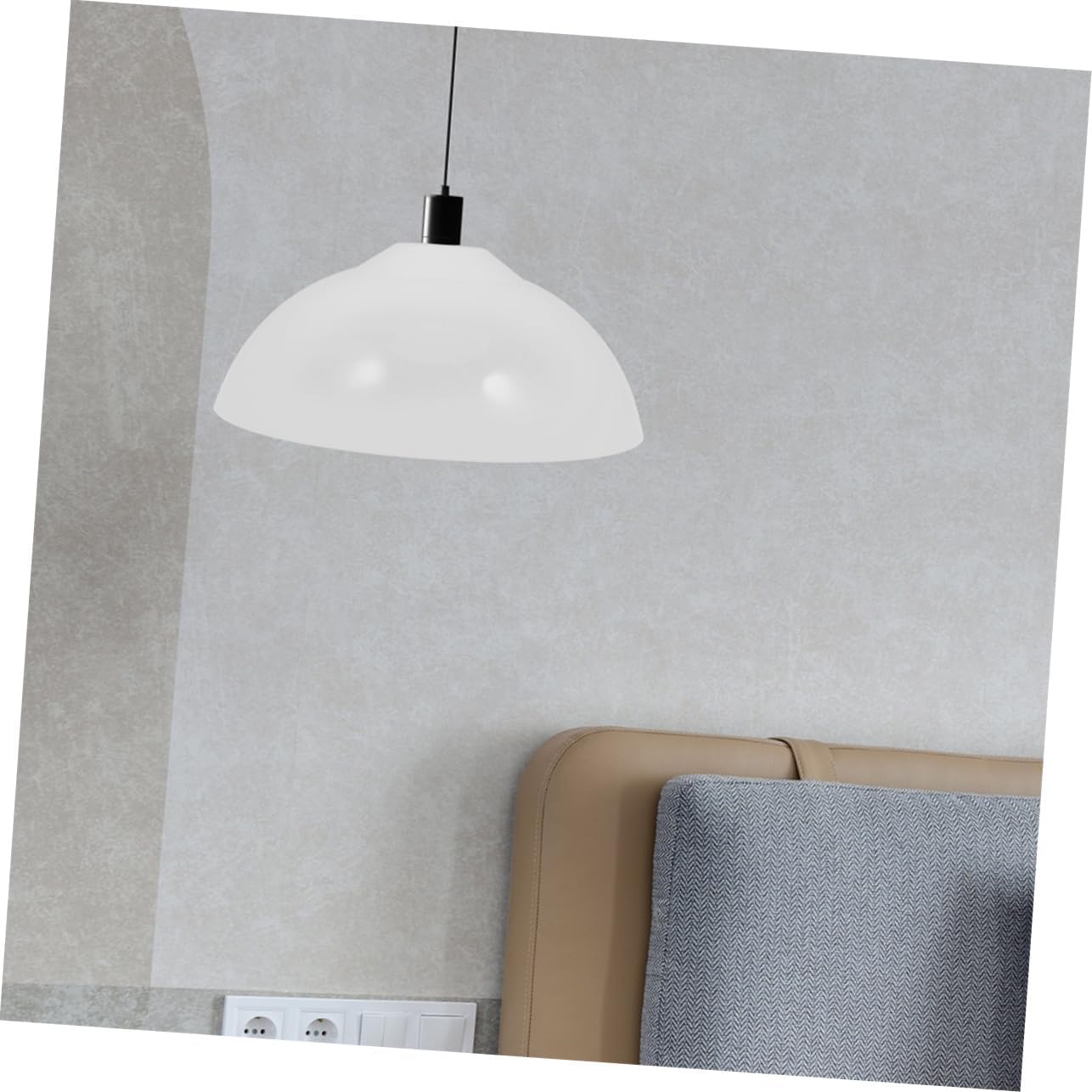 2pcs Acrylic Lampshade Living Room Lighting Decorative Chandelier Replacement Bulb Compatible