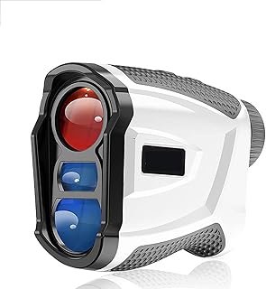 Golf Rangefinder, Adsorbable USB Rechargeable Speed Meter Rangefinder Telescope, Flagstick Lock Mode and Slope Compensation Function, Men's Golf Accessories