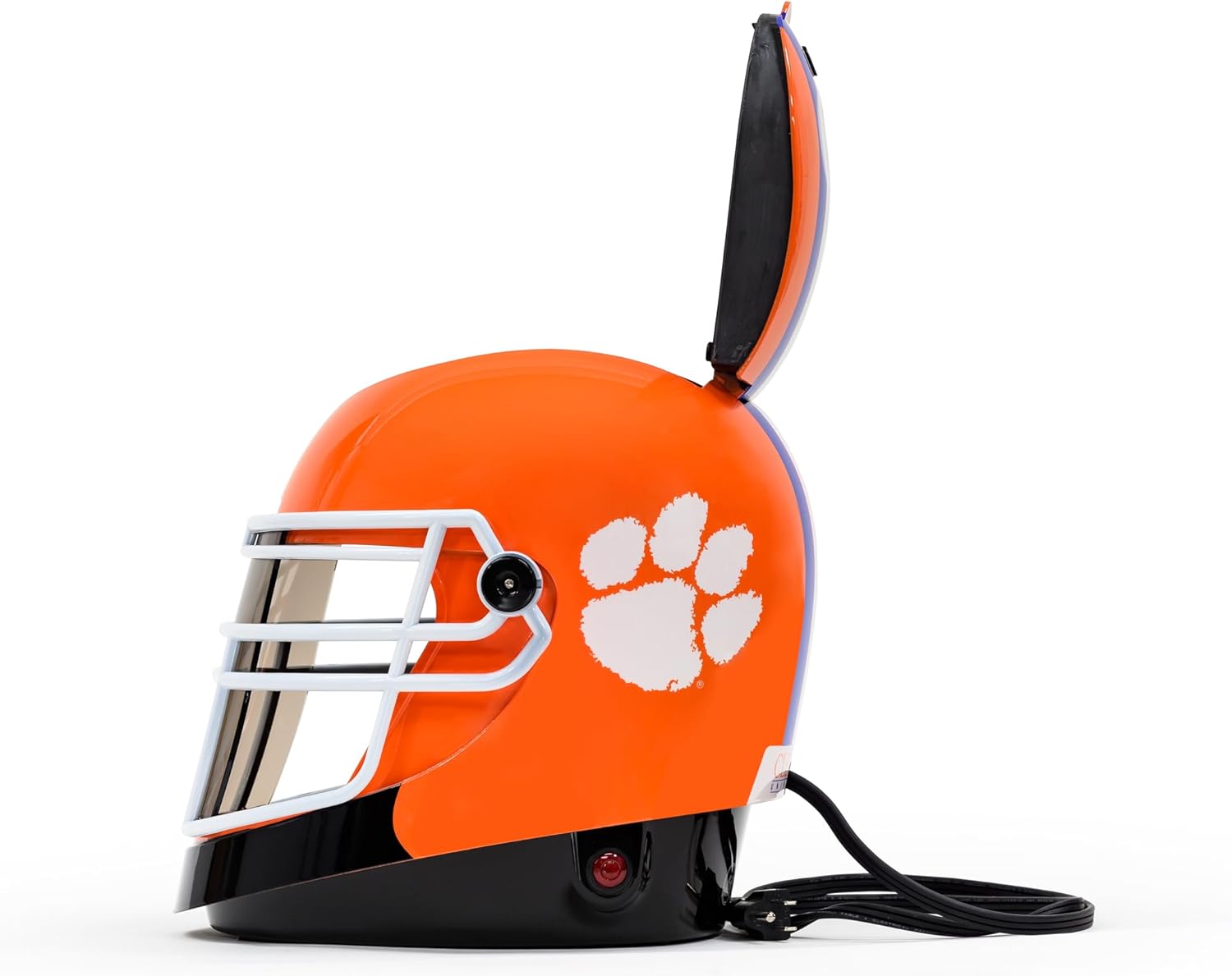 Clemson University - Tigers Single Cup Coffee Maker - Coffee Machines with Single Pod Compatible, Fast Brew, Unique Design, Iconic Helmet Design for Fans, Dorm, Office & Home