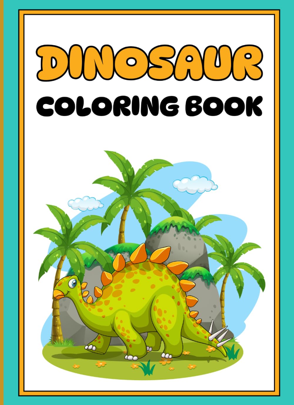 Dinosaur Colouring Book for Kids: Colouring Activity Book