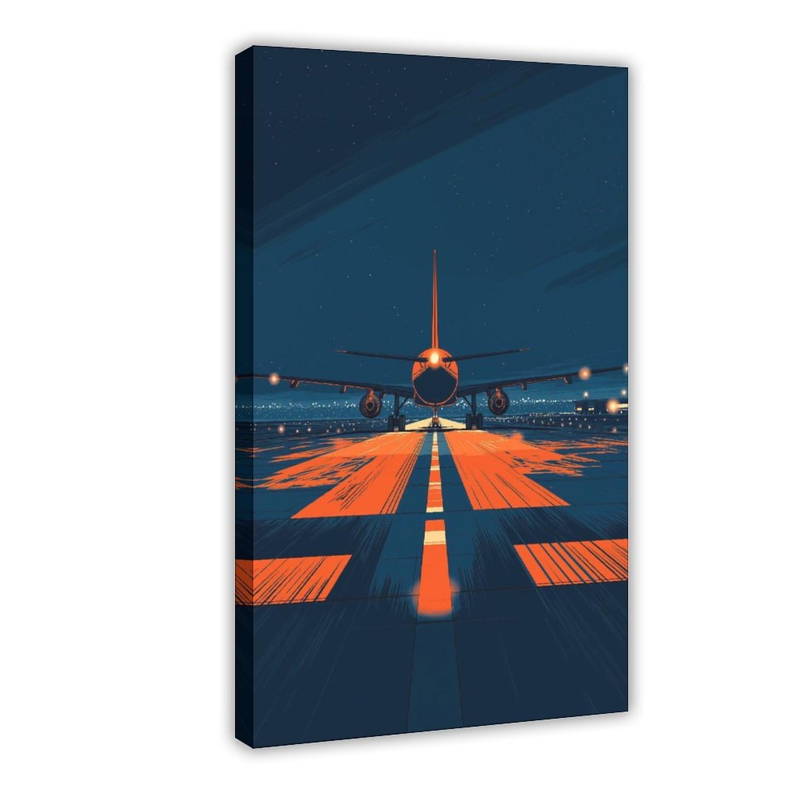 MRYCQ Airplane Poster Canvas Poster for Bedroom Decor Gift