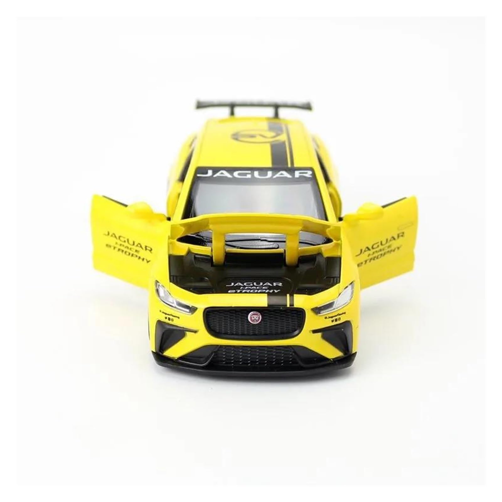 Veicoli a Motore in Scala 1:32 for La Simulazione for Juguar I-Pace Modello di Auto in Lega Statica Modello in Metallo Decorazione for Casa Ornamenti Modello di Auto Replica(Yellow)