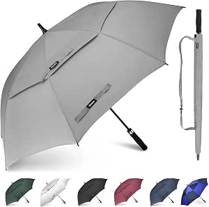Gonex 62/68/72/80 Inch Golf Umbrella, Auto Open, Windproof, UV Protection
