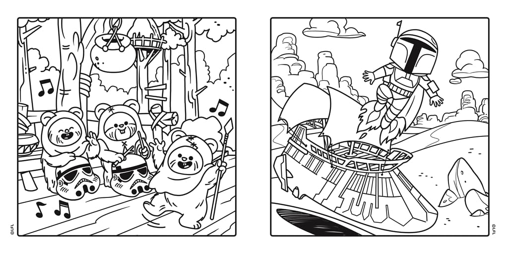 Star Wars: A Cute and Cosy Colouring Book
