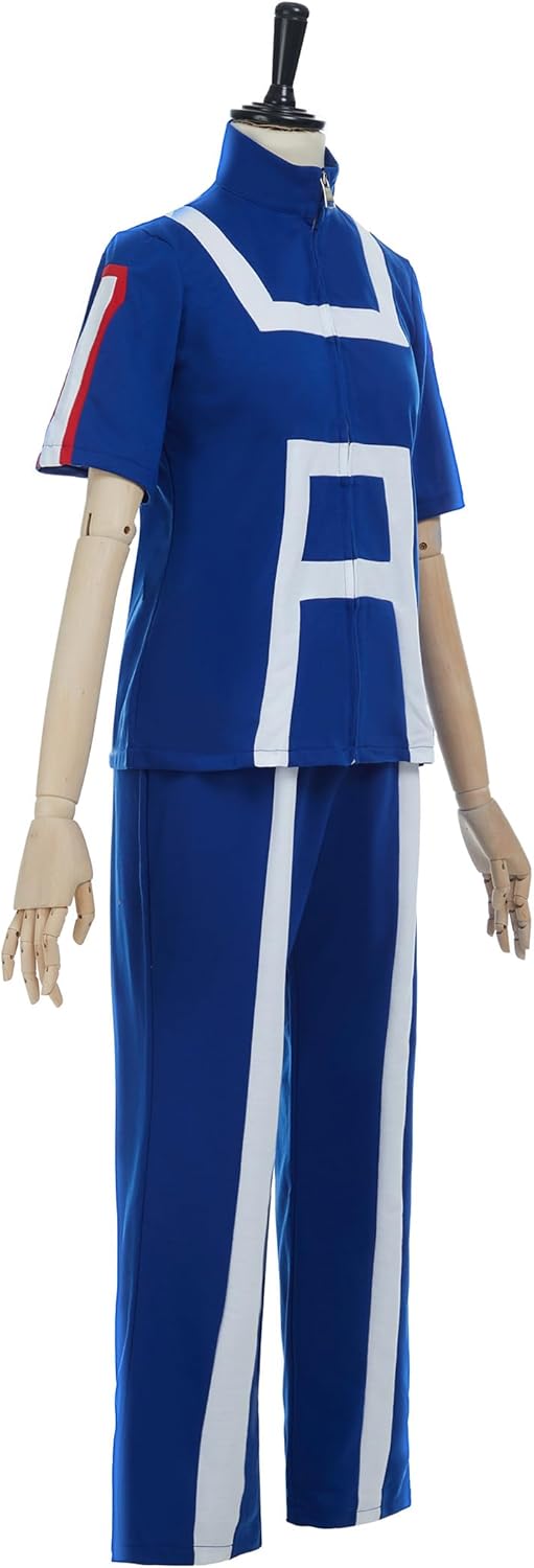 miccostumes Unisex High School Gym Uniform Training Suit Cosplay Sportswear Outfit