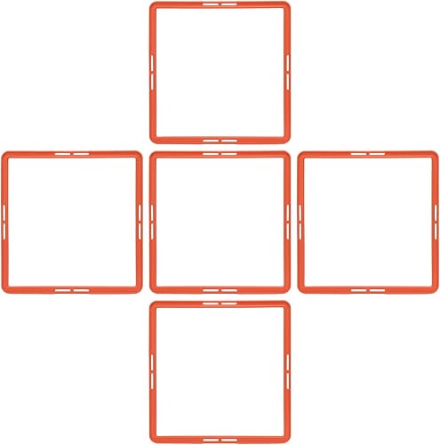 Jopwkuin Anillos de entrenamiento de agilidad mejora las habilidades centrales anillos de agilidad de velocidad material de polipropileno