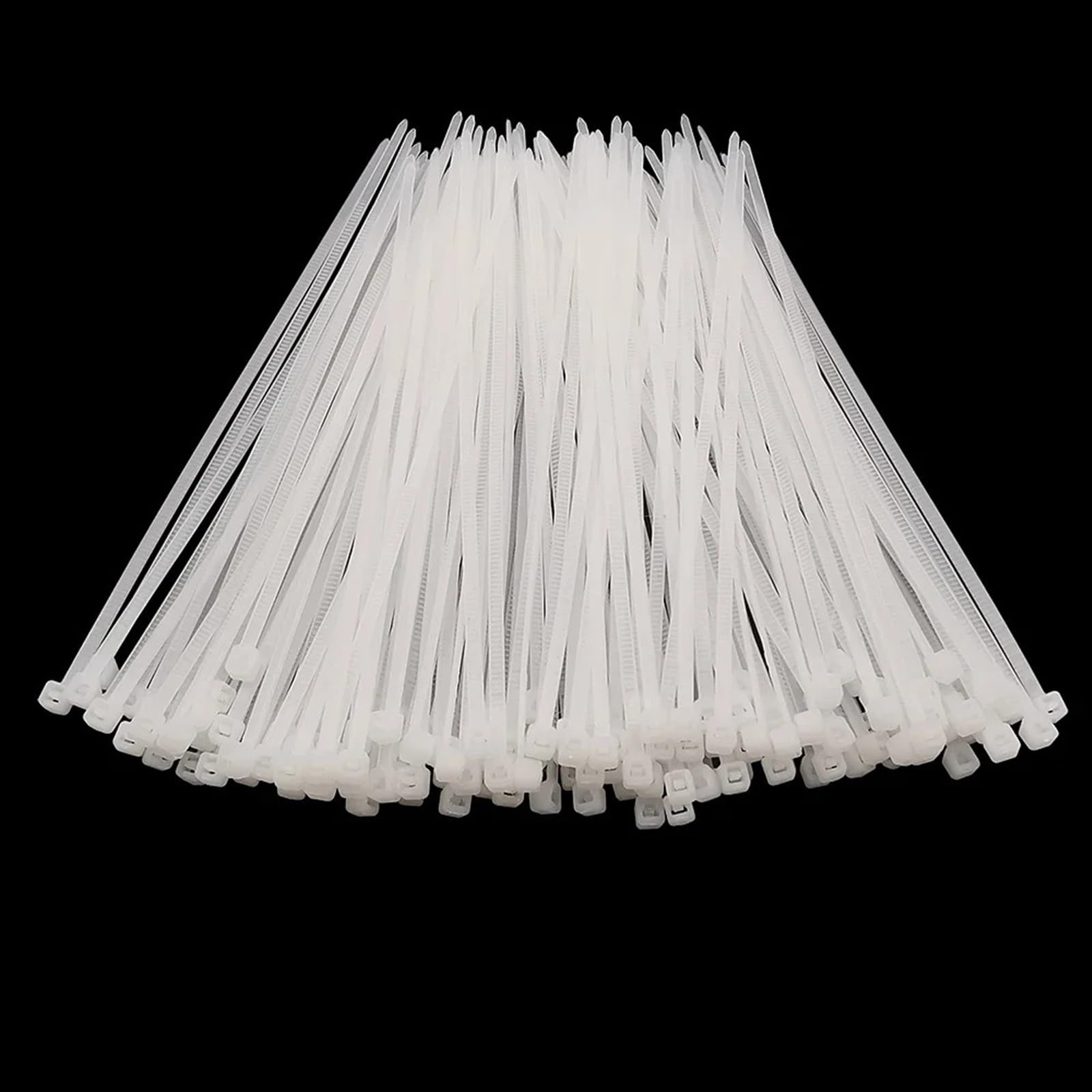 W 10mm 100 pièces L400-1000mm GB blanc autobloquant en Nylon industriel attache de câble fixer câble organisateur fil câble ZipTie (Color : Black, Size : 10x1000-100pcs)