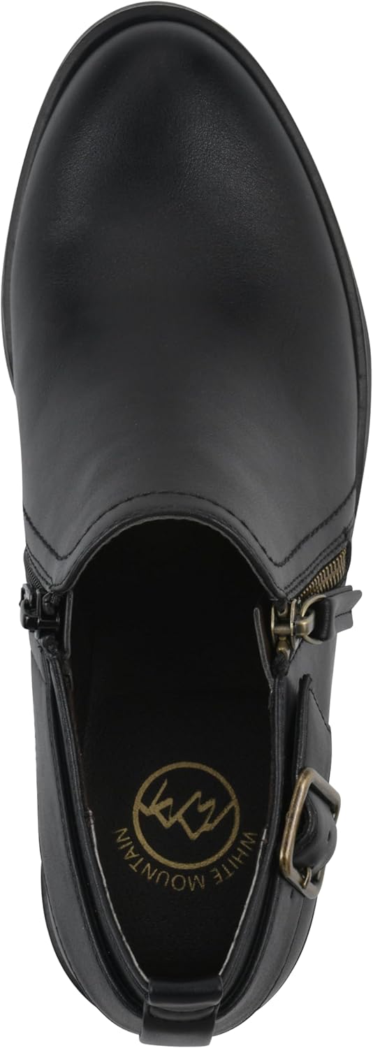 WHITE MOUNTAIN Women's Curby Heeled Ankle Boot Shooties