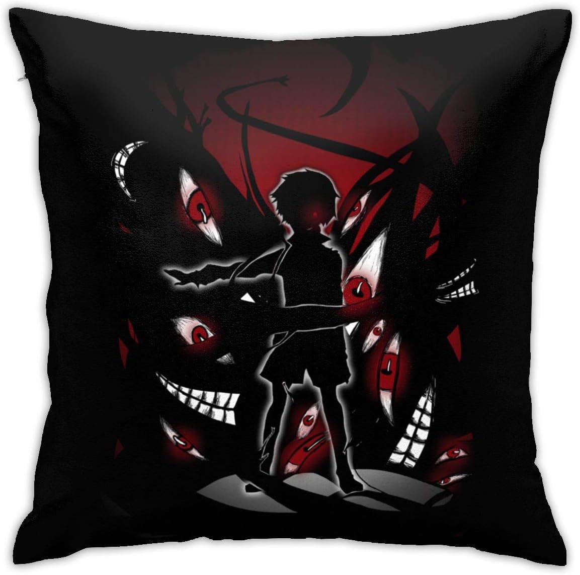 BKOGAL Throw Pillow Covers Soft Square Throw Pillow Case Home Decoration for Bed Couch Sofa Farmhouse Cushion Cover Both Sides (18"x18") - Anime Fullmetal Alchemist Pride