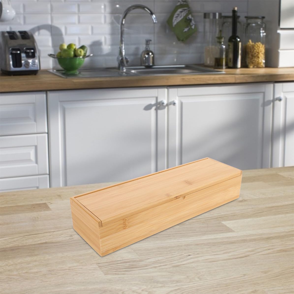 INOOMP Caja Organizadora de Cocina Adecuado para Cajones y Restaurantes 2 Piezas, Diseño Multifuncional y Fácil de Transportar