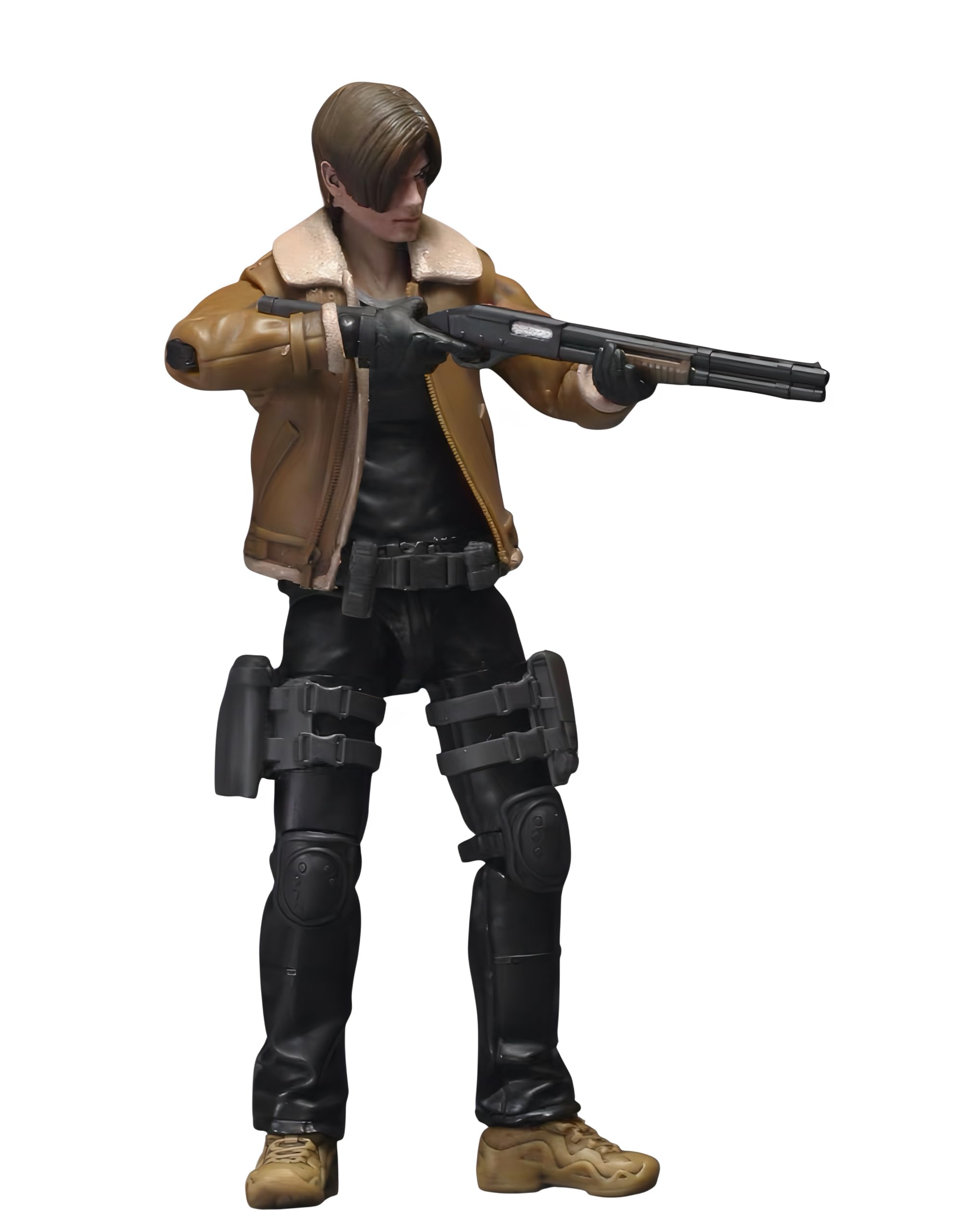 1/18 フィギュア biohazard レオン・S・ケネディ 関節可動フィギュア 12cm 武器小物完備