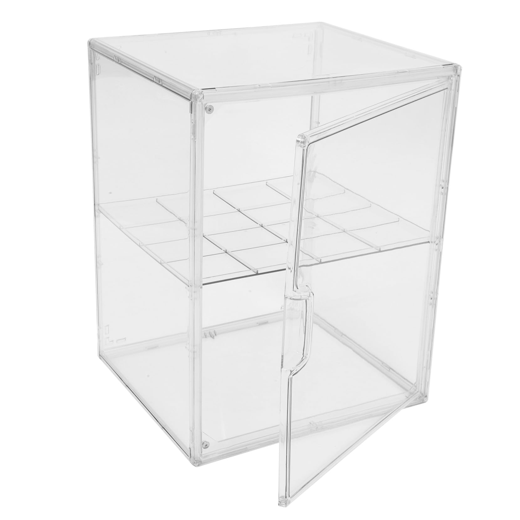 Cabilock De Cocina De Doble Capa Contenedor De Pan Transparente Caja Para Alimentos Ligera y Duradera
