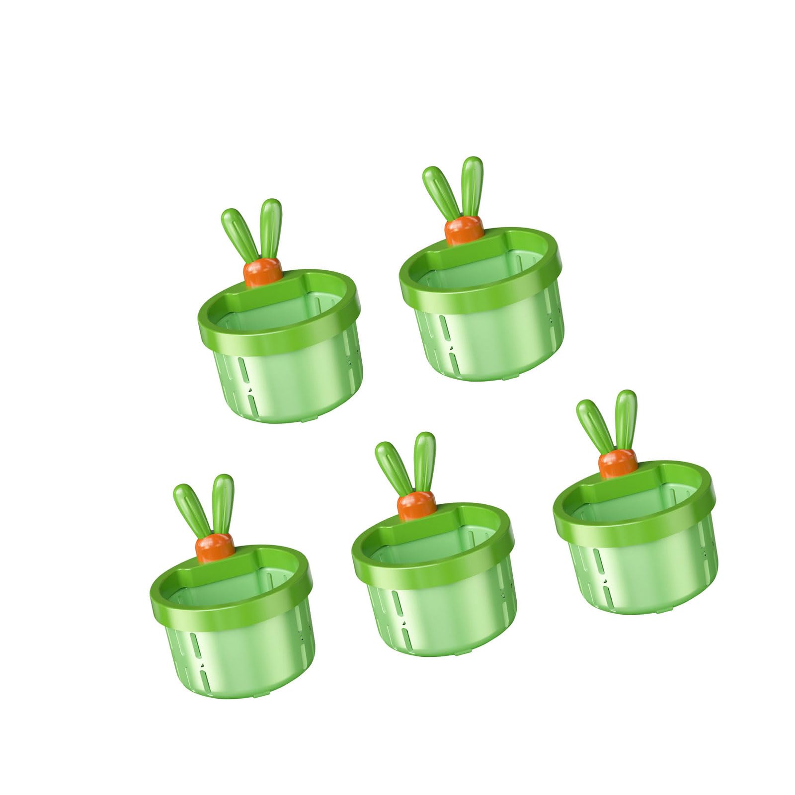 Nucelit Of 5 Rabbits Shape Sink Strainers with Fine Meshes for Efficient Kitchen Drainage and Food Scraps Filtering Drain Catcher for Sink