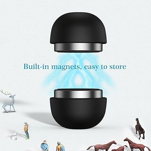 Miniatura 5 de Soporte de refrigeración para laptop, almohadilla de refrigeración ergonómica para laptop, pequeña bola enfriadora invisible, portátil, magnética,