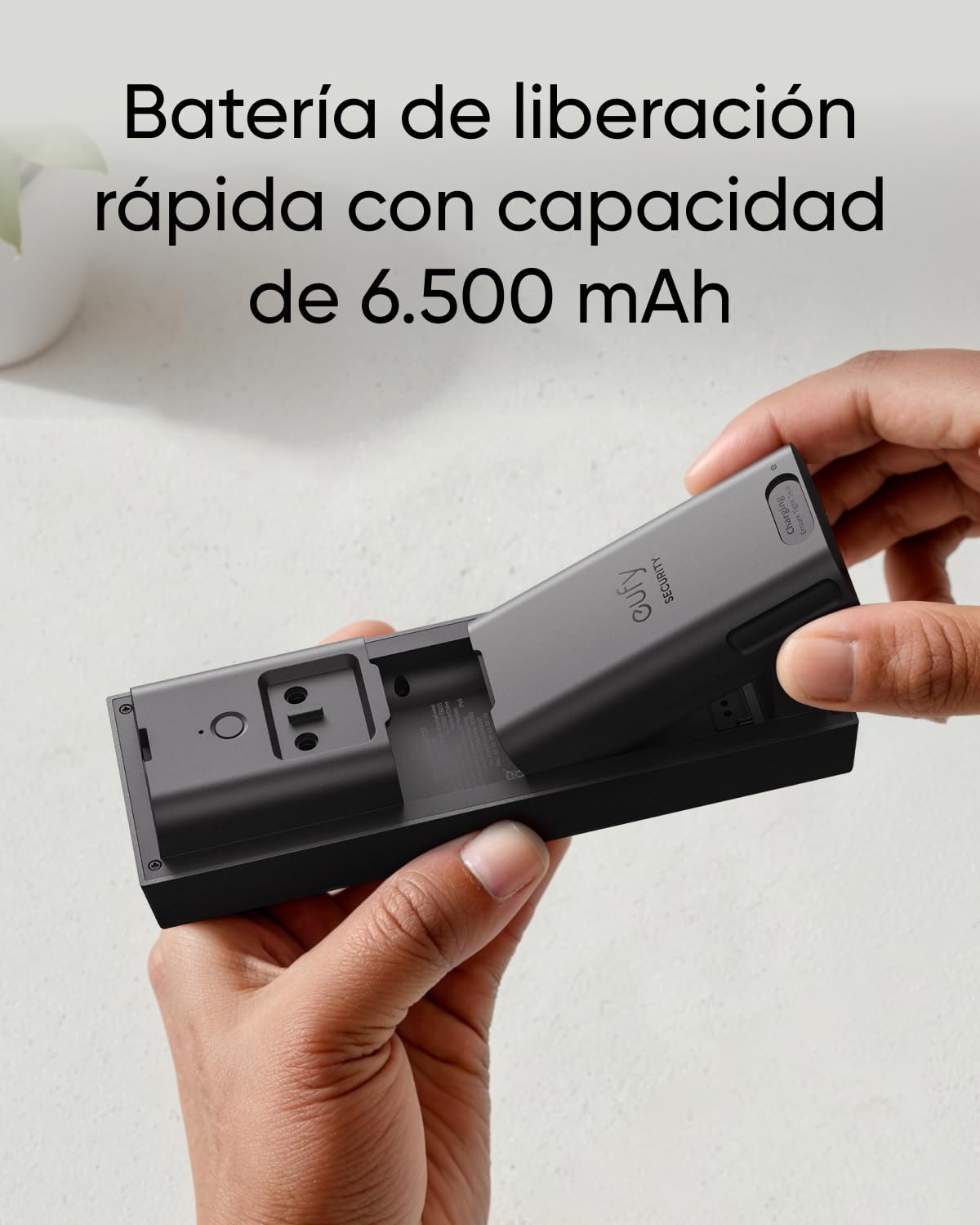 eufy Security Videoportero C31, 2K FHD, Cable o Batería de Liberación Rápida, Grabación 24/7, Detección de Movimiento Humano, Compatible con HomeBase S380, videollamada sin cuota mensual
