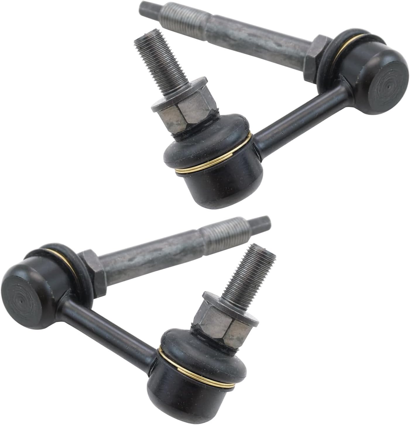 TRQ Front Sway Bar Link Set 2 Piece Compatible with 08–13 Infiniti G37 08–12 EX35 RWD 11–13 M37 11–13 M56 12–13 M35h 14–17 QX50 RWD 09–20 Nissan 370Z