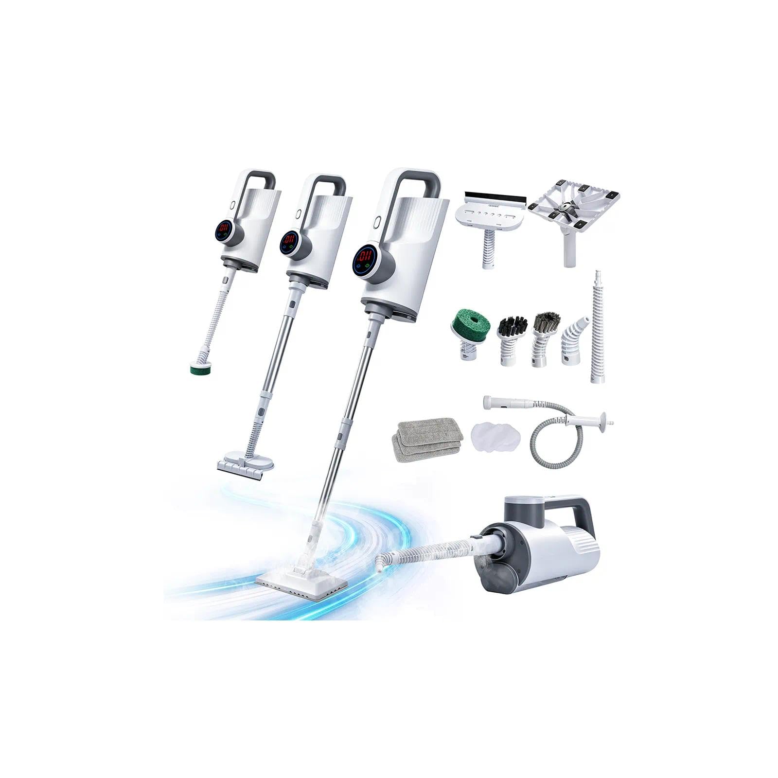15 in 1 Steam Mop & Detachable Steam Cleaner Handheld
