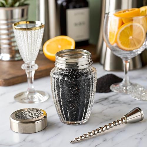 Vista 89 de MONÉGASQUE Purpurina comestible verde para bebidas, 0.53 oz, purpurina comestible para pasteles y cócteles, polvo brillante para bebidas