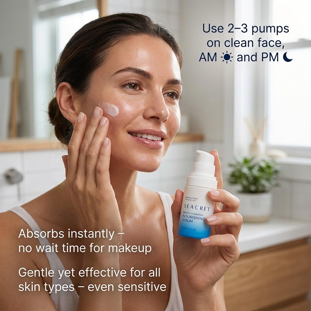 SEACRET FERMENT 21 Dead Sea Nourishing Face Serum with Niacinamide