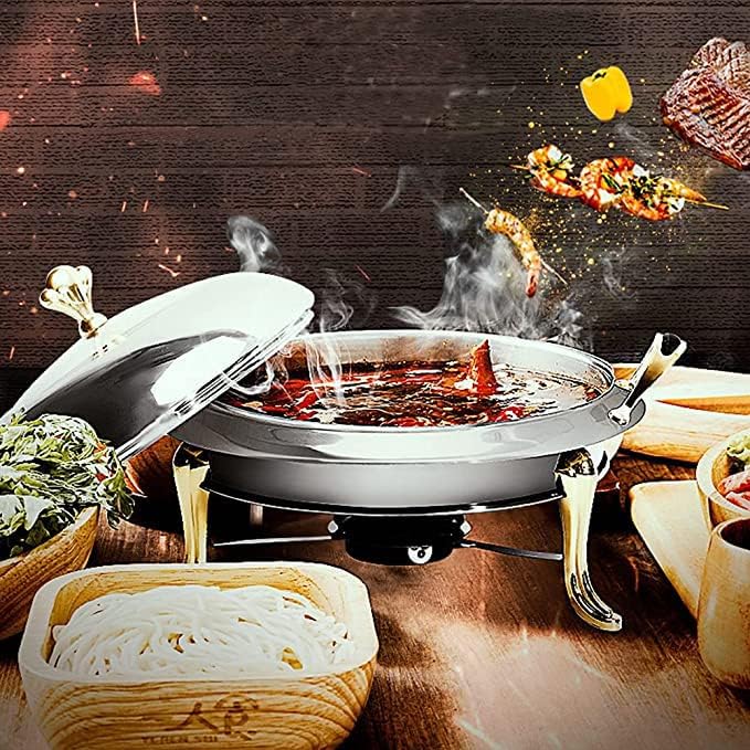 ラウンドビュッフェチェーファーステンレススチールチェーフィング