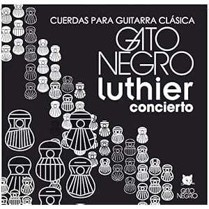 Juego de cuerdas Gato Negro Luthier para guitarra clásica y concierto
