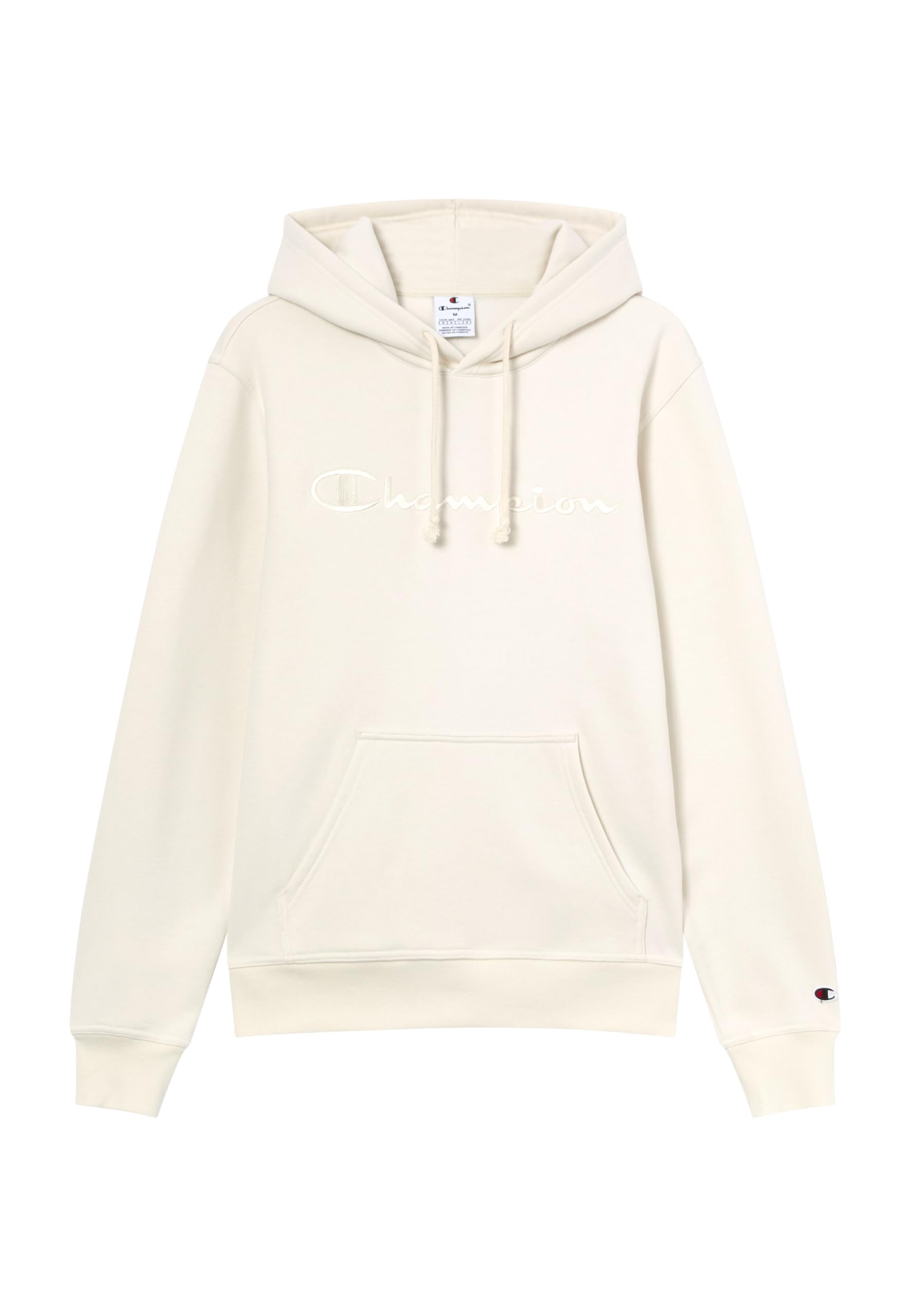 Champion Sudadera Hombre con Capucha e Interior Felpa con Maxi Logo Bordado Icons, 220271