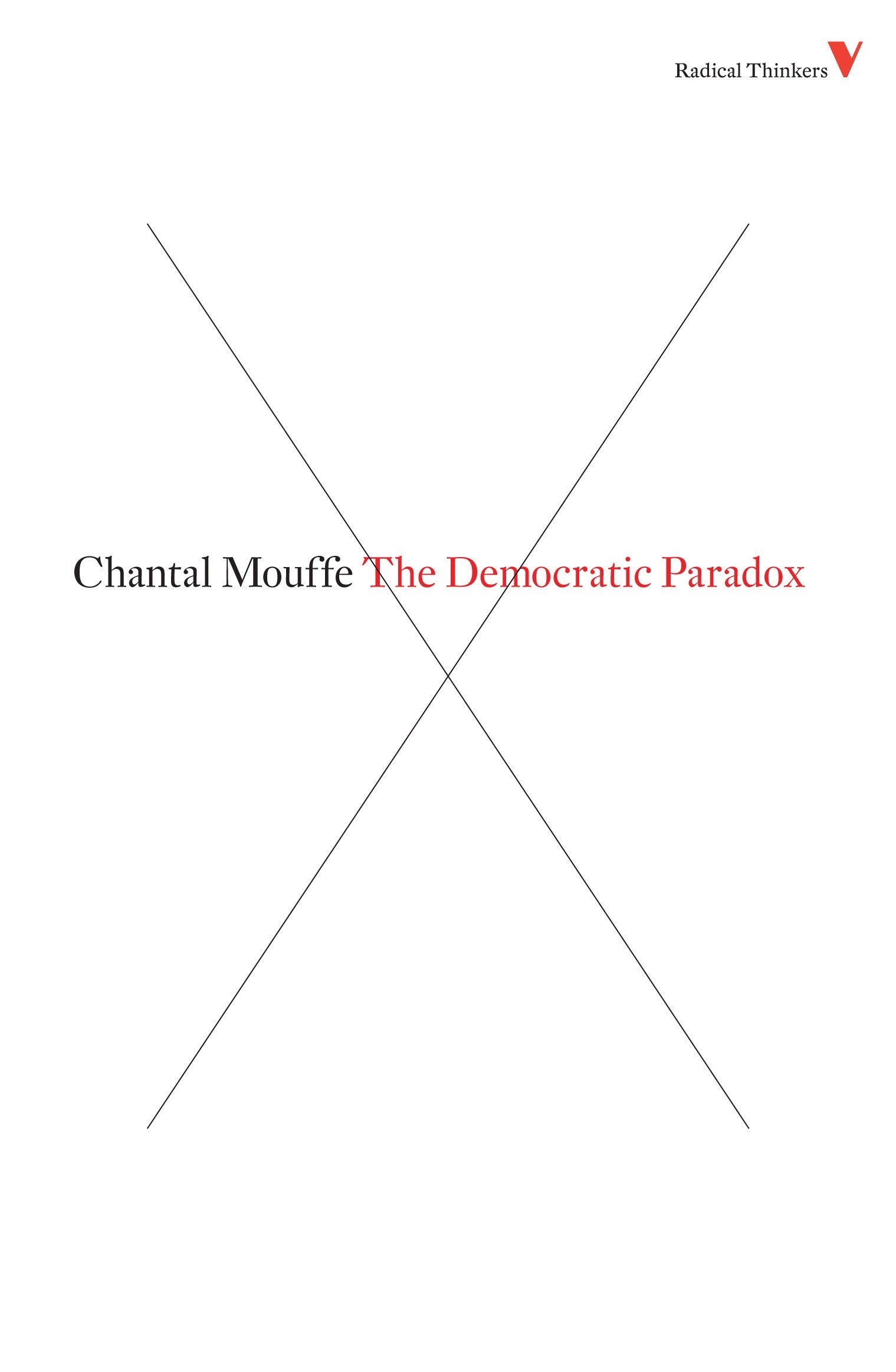 The Democratic Paradox (Radical Thinkers)