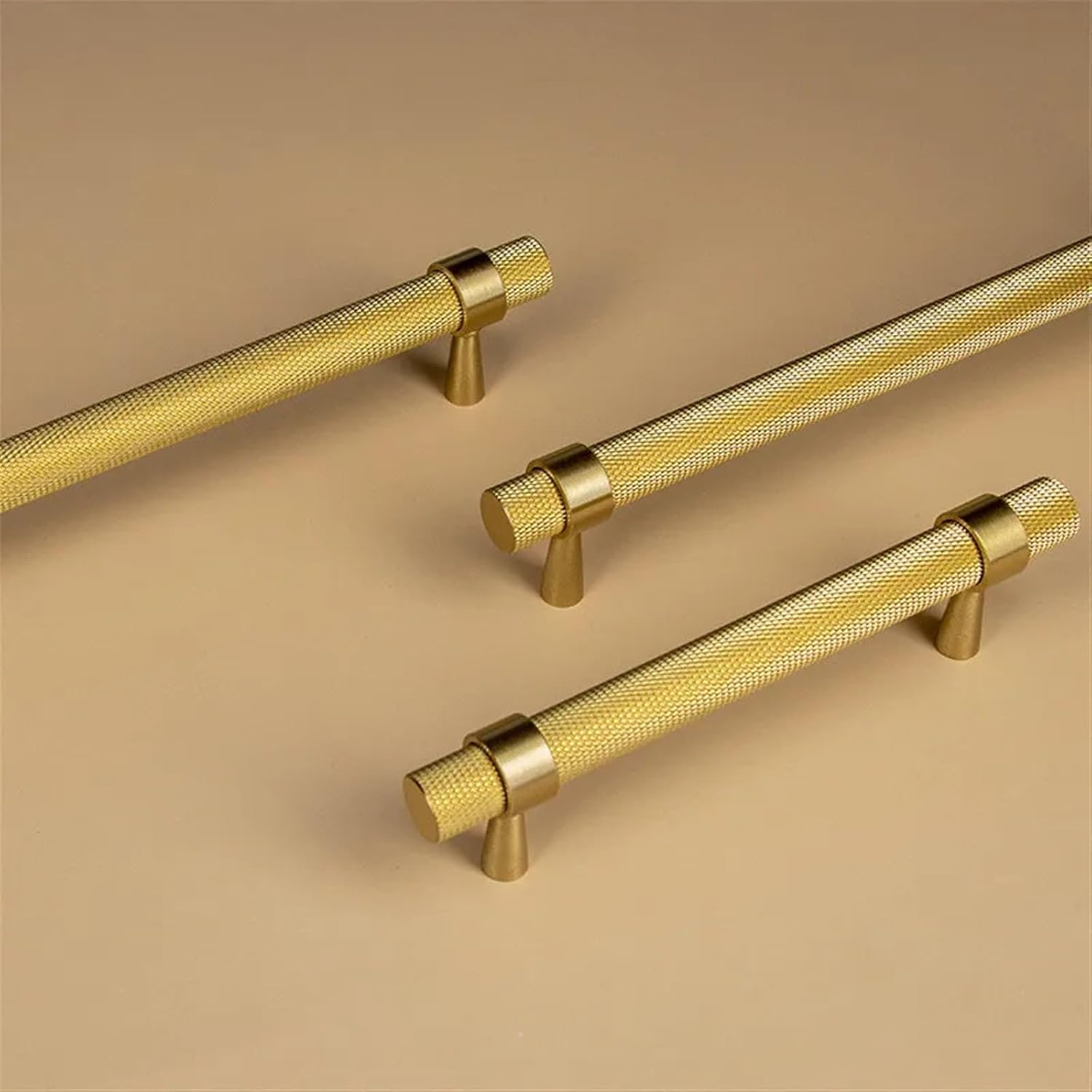 Brass Kitchen Cabinet Handle Furniture Accessories Dresser Drawer Knob Gold Home Improvement Cupboard Pulls 1Pcs (Color : CTC 128MM)