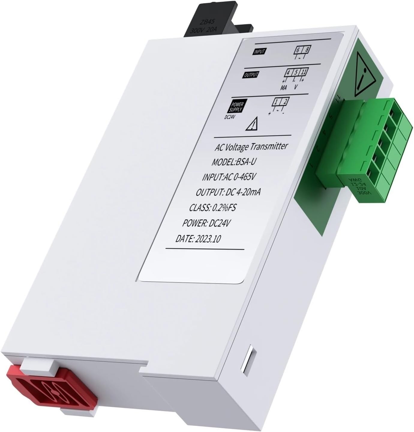 AC Voltage Transducer Voltage Sensor AC Voltage Transmitter 0-100V 0-500V 0-1000V to 4-20mA 0-10V 0-5V RS485 AC Voltage Transducer DC24V AC Voltage Sensor Transducer(0-10V,Input AC 0-50V)