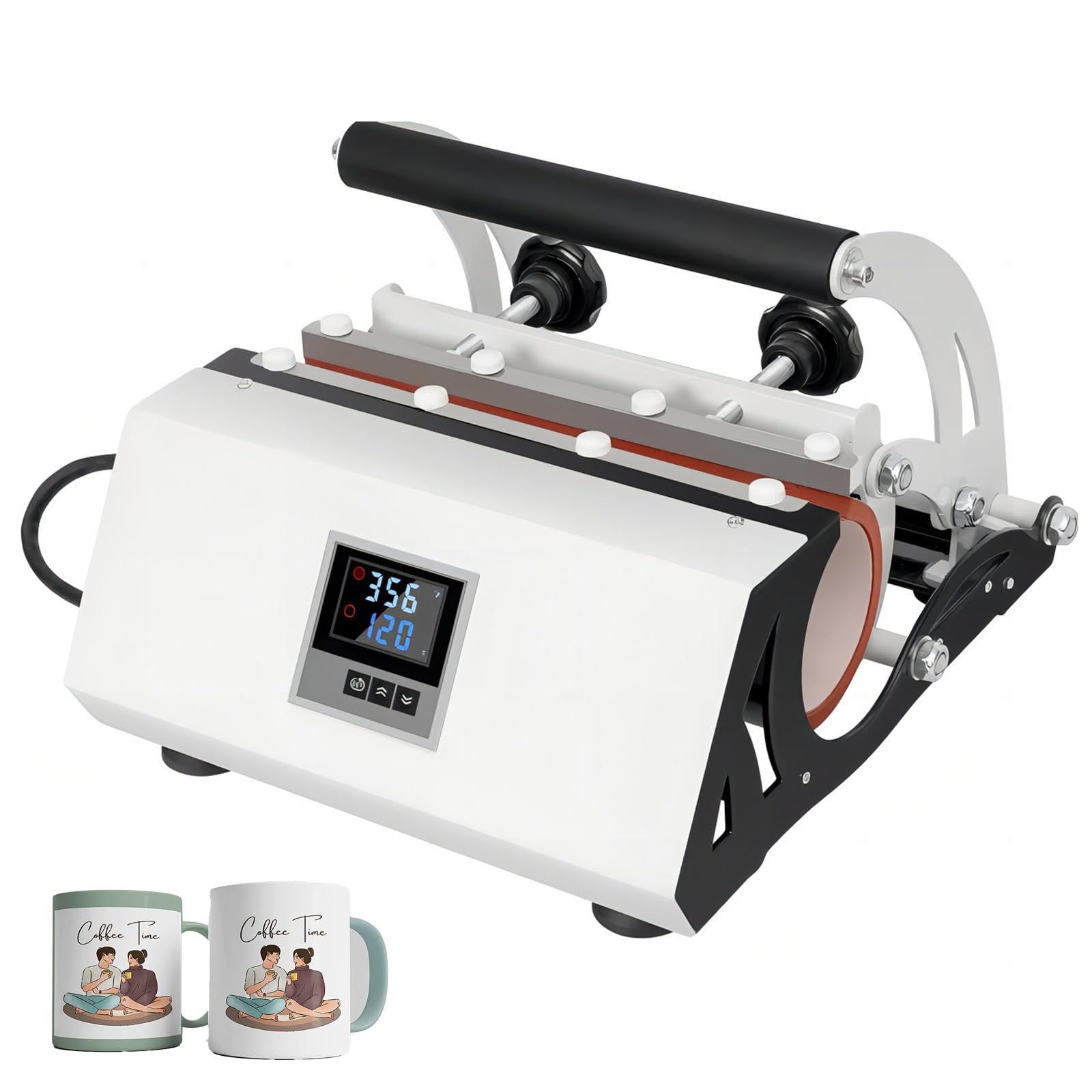 Presse à gobelet rotative automatique avec écran tactile et temps réglable