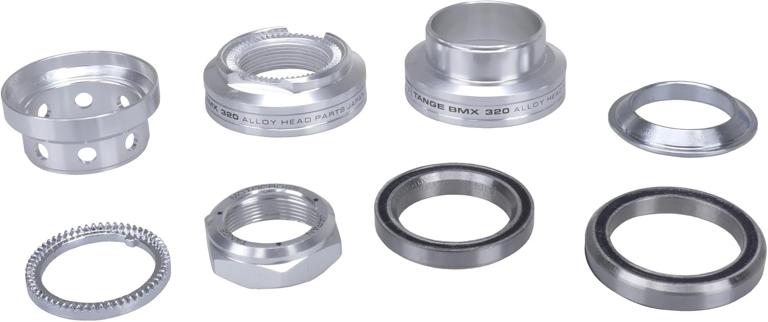 Tange MX320 Headsets Old School BMX 1" Threaded 32.7mm Cup, Silver, TAS2954